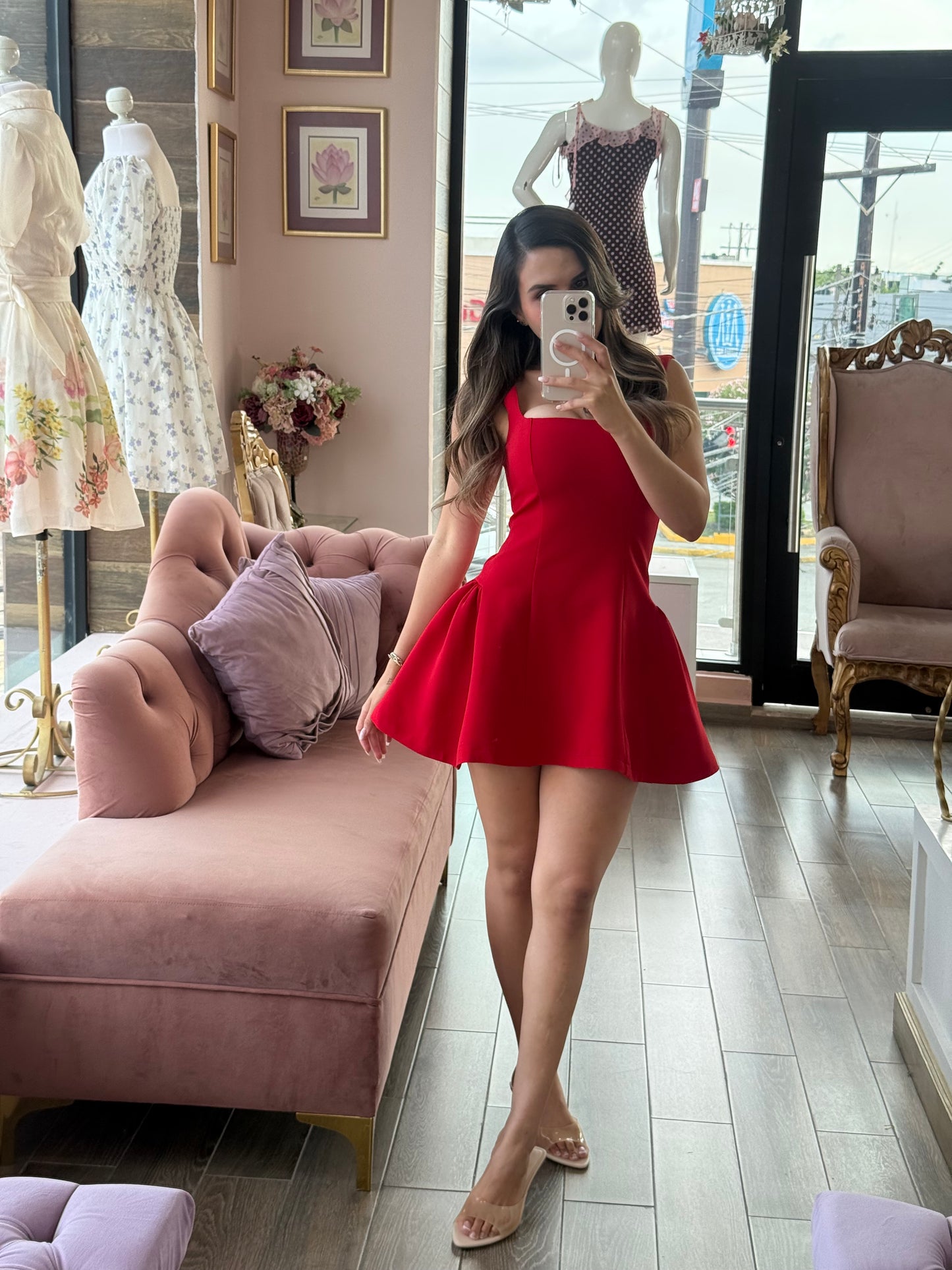 Vestido Mía Rojo