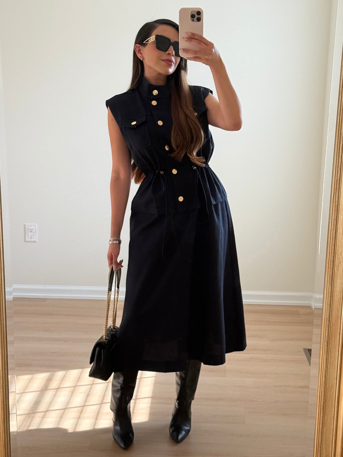 Vestido Celina Navi