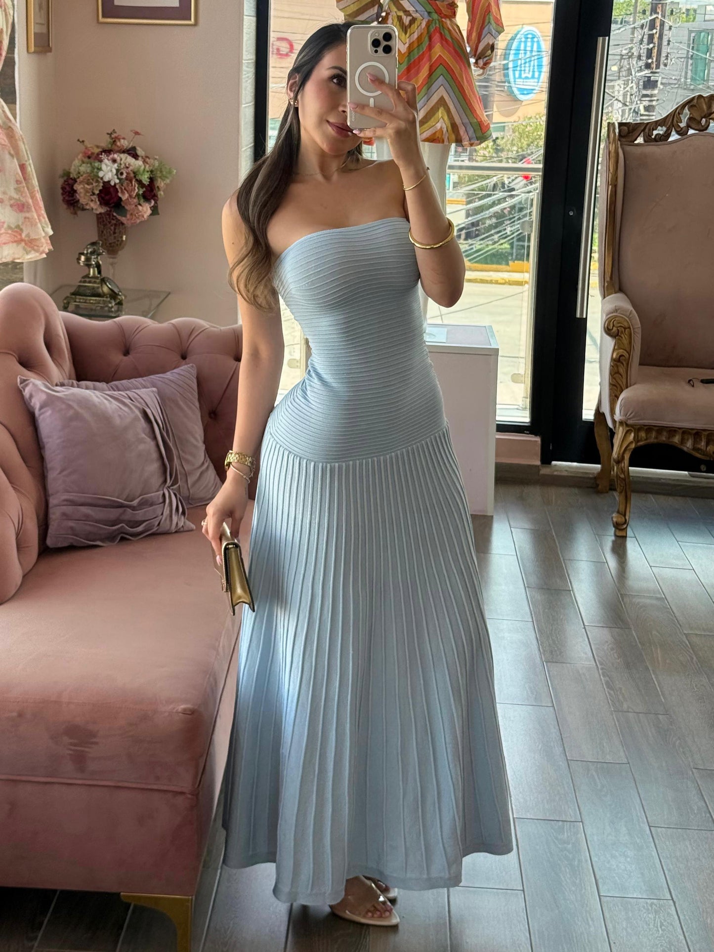Vestido Vera Azul