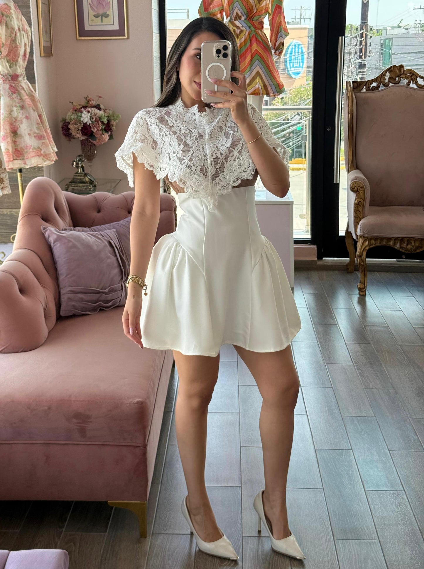 Vestido Farah Blanco