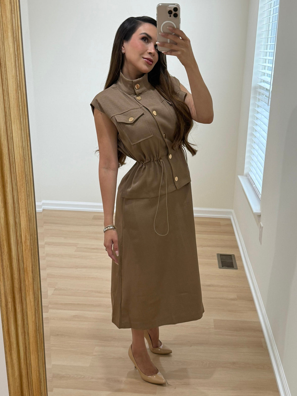Vestido Celina Mocha