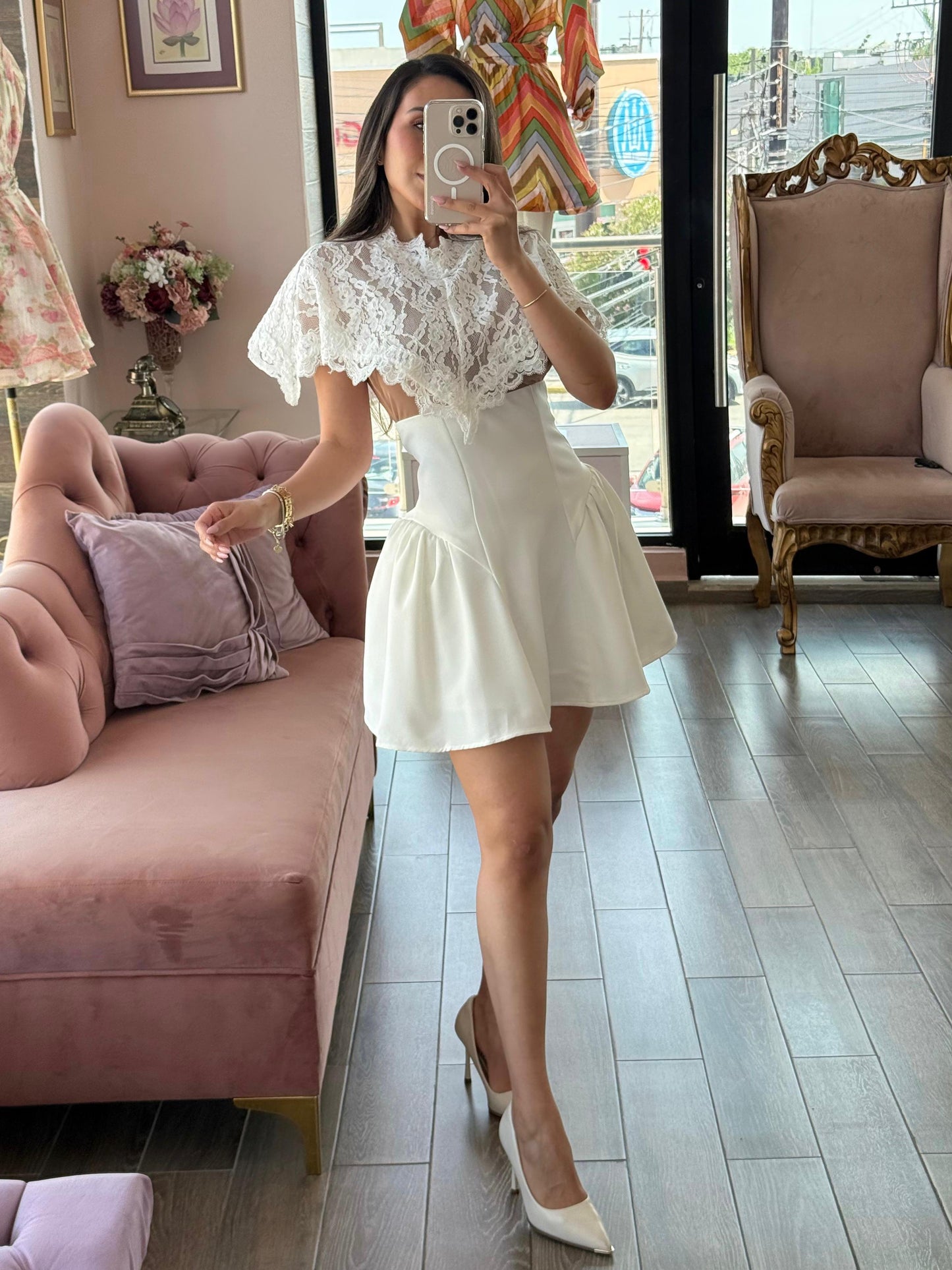 Vestido Farah Blanco