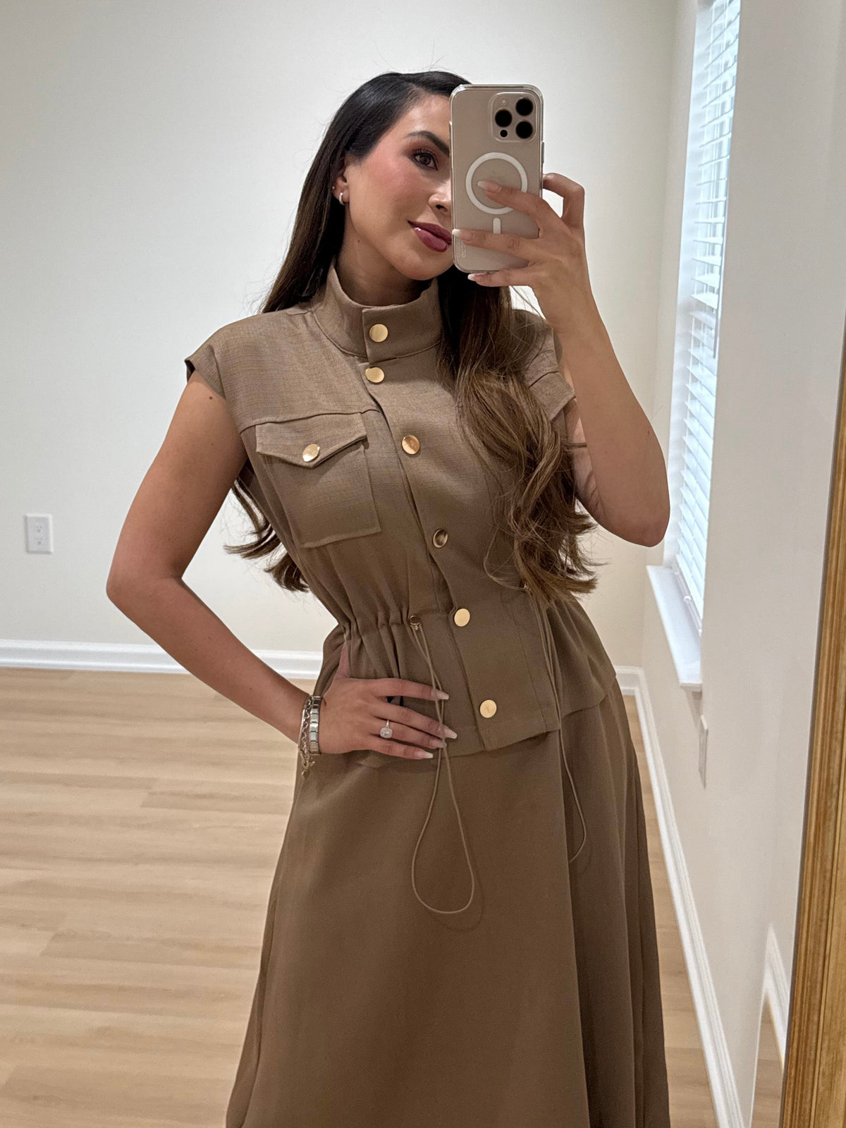 Vestido Celina Mocha