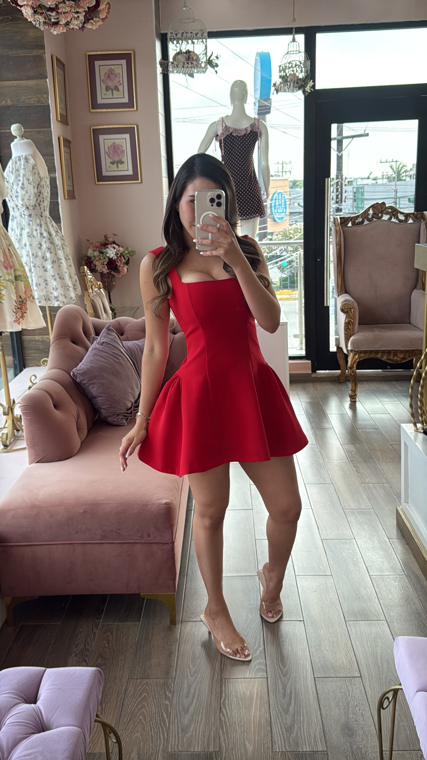 Vestido Mía Rojo