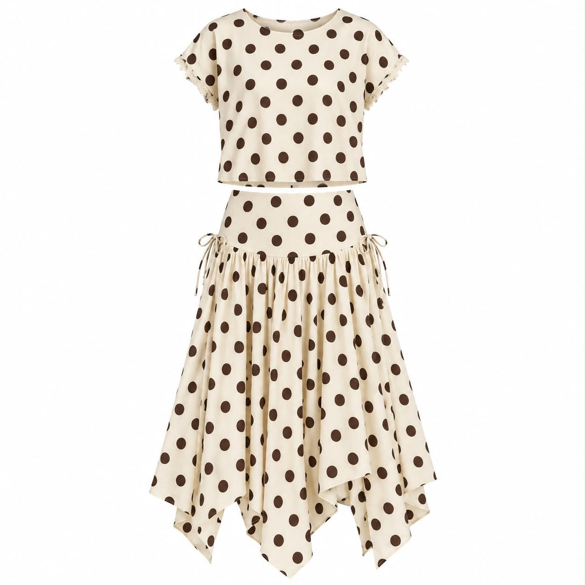 Set Adela Dots Crema