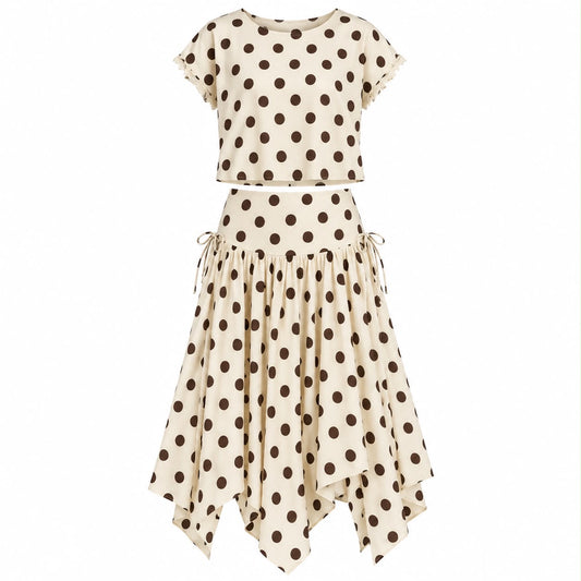 Set Adela Dots Crema