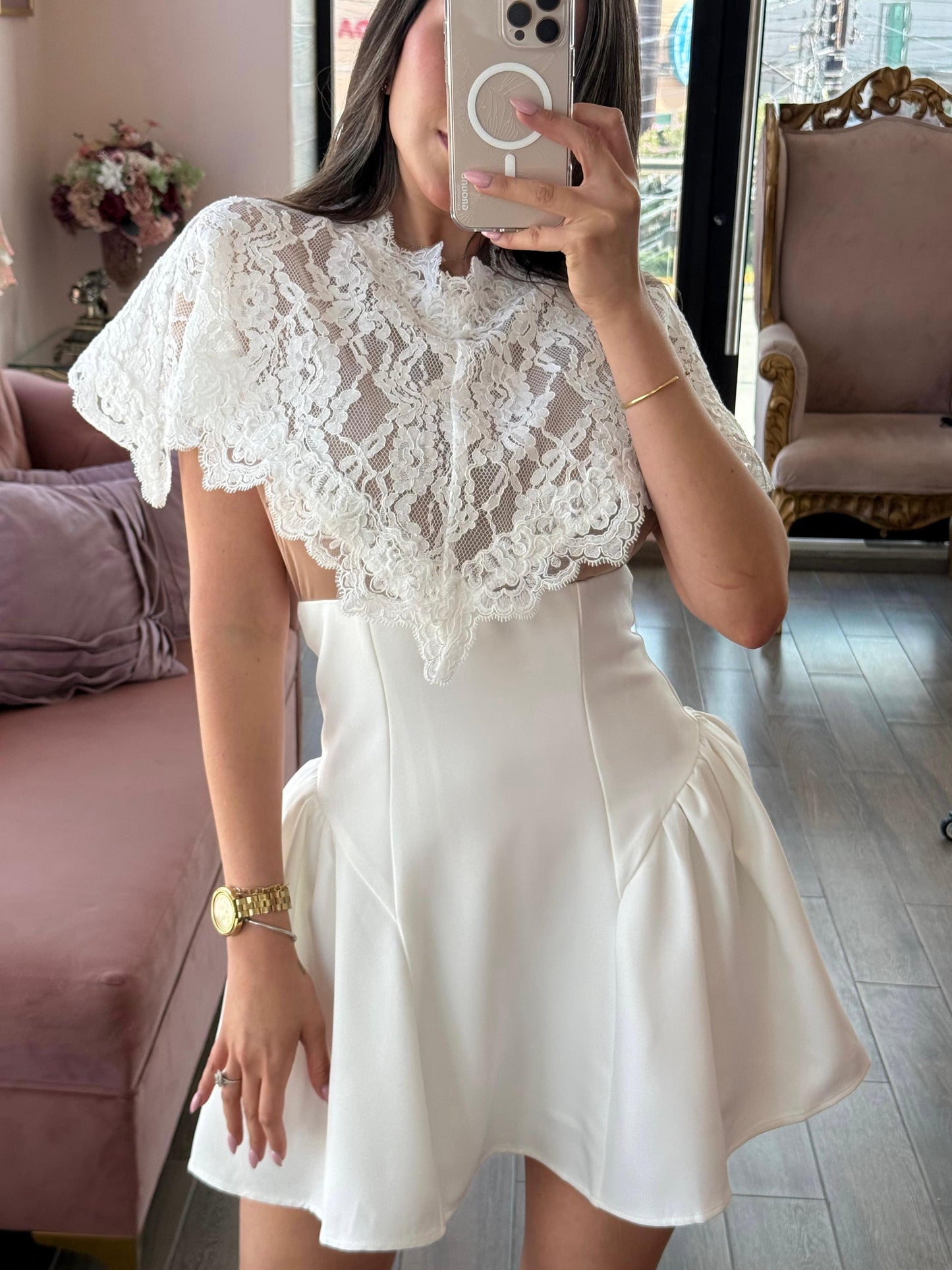 Vestido Farah Blanco