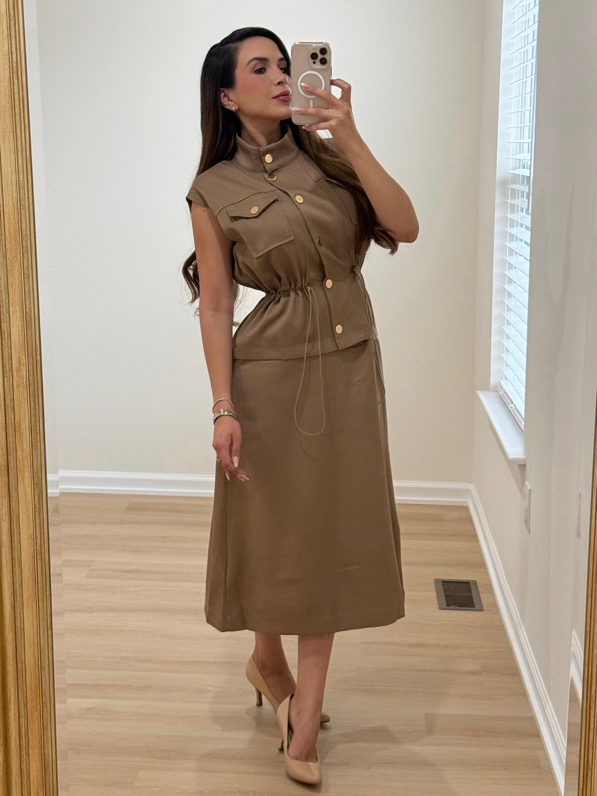 Vestido Celina Mocha
