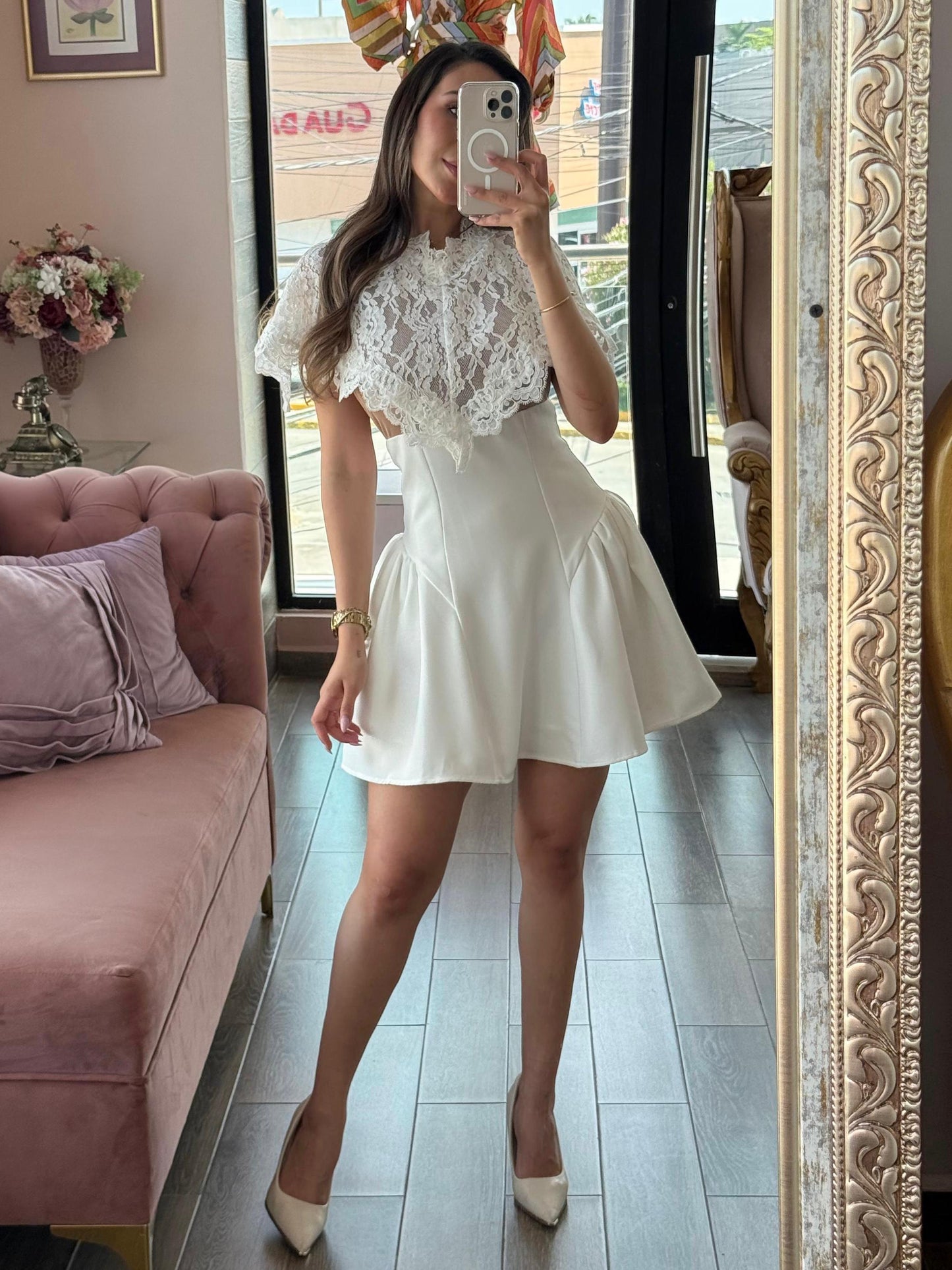 Vestido Farah Blanco