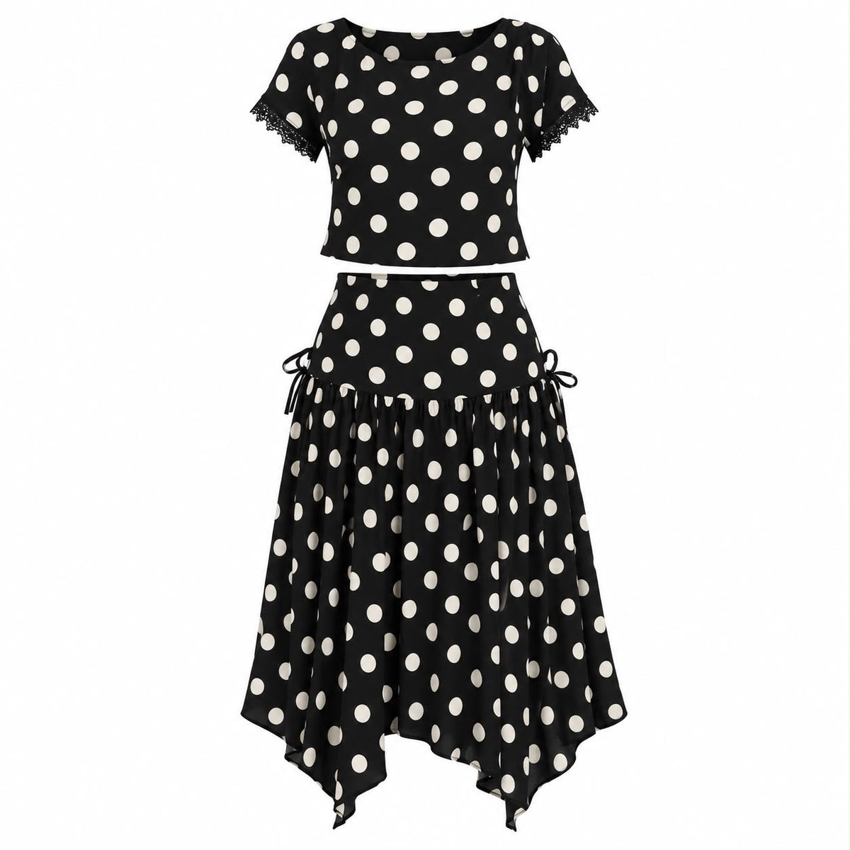 Set Adela Dots Negro