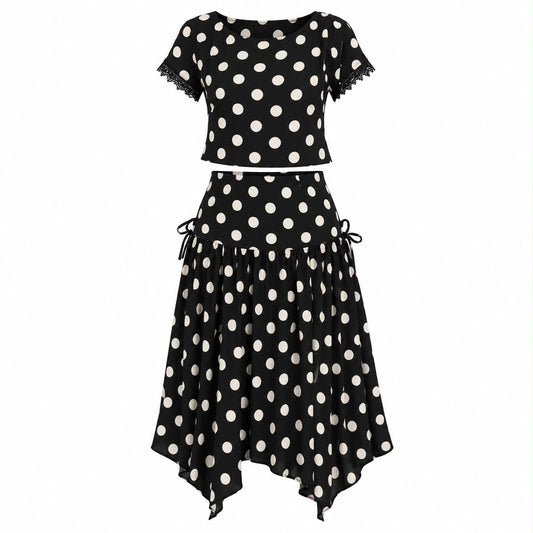 Set Adela Dots Negro
